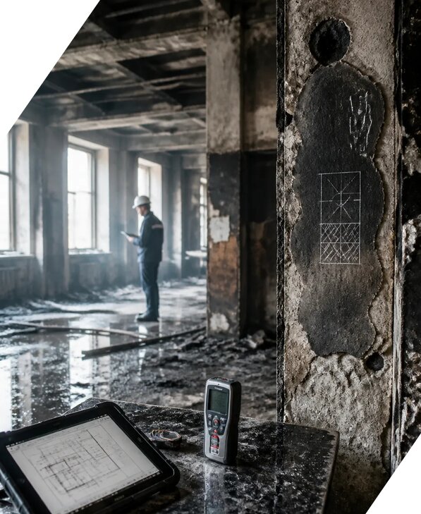 Обследование зданий после пожара в Зеленодольске от 15525 р. | ЭкспертизаРоссия