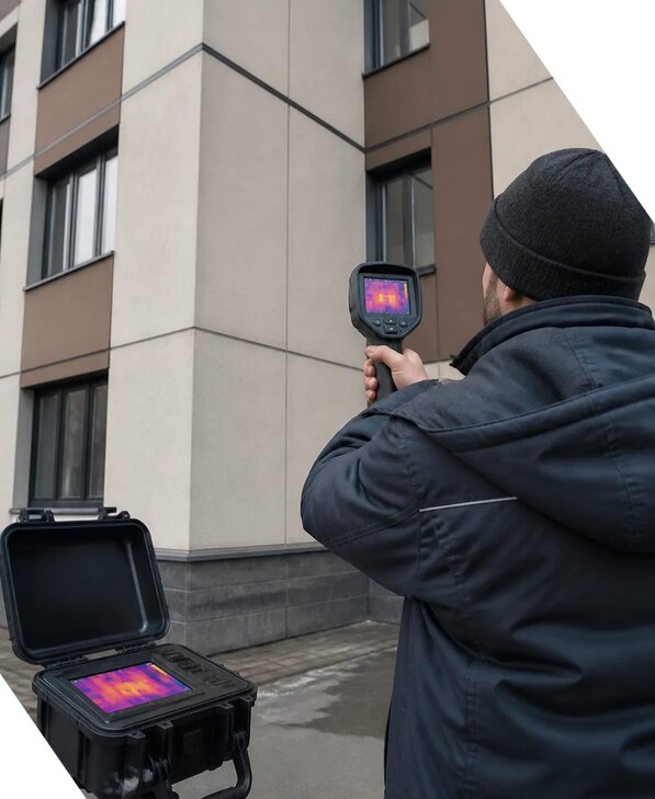 Тепловизионное обследование зданий и сооружений в Зеленодольске